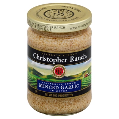 Christopher Ranch, Garlic, Minced, in Water 8 oz