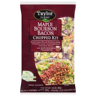Taylor Farms, Chopped Salad Kit, Maple Bourbon Bacon 12.8 ounces