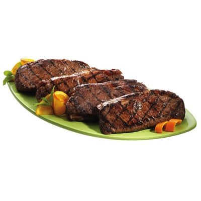 Choice Beef New York Loin Strip Steak Boneless 0.72 lbs avg. pack