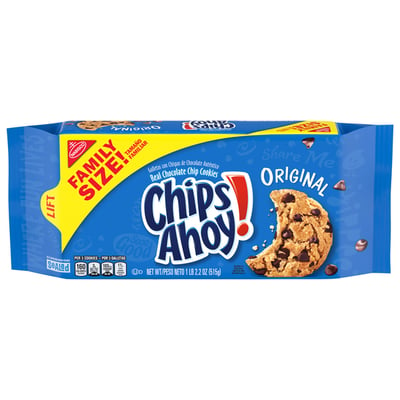 Chips Ahoy!, Cookies, Chocolate Chip, Original, Family Size 18.2 oz