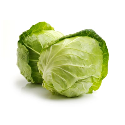 Organic Green Cabbage 12 count