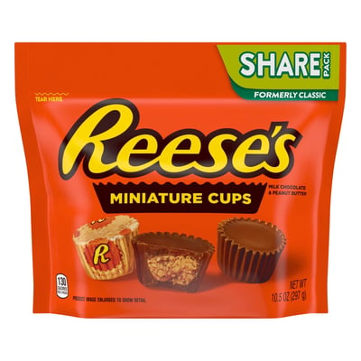 Reese's Milk Chocolate & Peanut Butter Miniature Cups 10.5 oz
