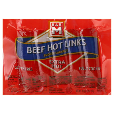Bar M Beef Hot Links 32 oz