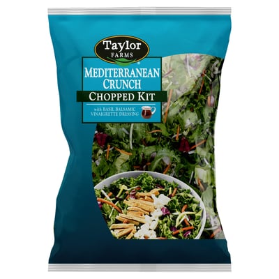 Taylor Farms, Chopped Kit, Mediterranean Crunch 11 ounces