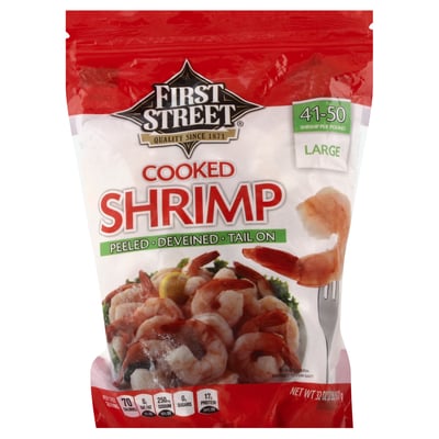 First Street Cooked Large Shrimp 41-50 ct. 32 oz