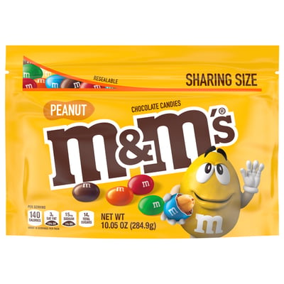 M&M's, Chocolate Candies, Peanut, Sharing Size 10.05 oz