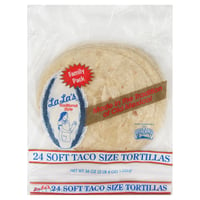 La Las, Tortillas, Soft Taco Size, Family Pack 24 count