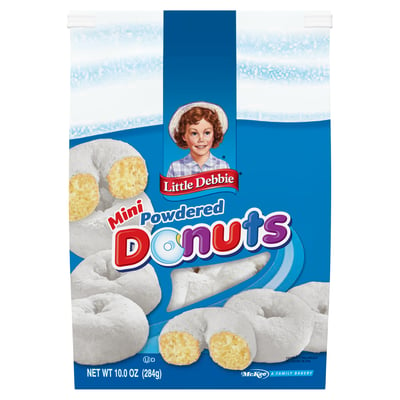 Little Debbie, Donuts, Powdered, Mini 10 oz