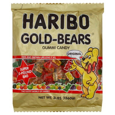 Haribo, Gold-Bears - Gummi Candy, Original 3 lb