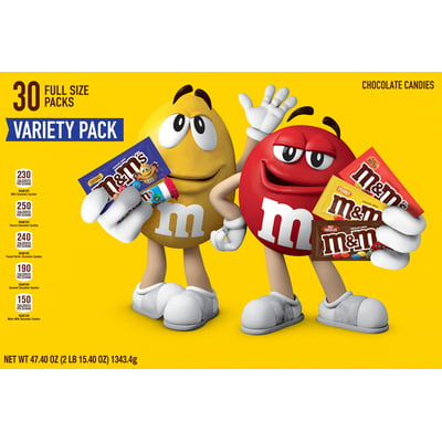 M&M'S, Chocolate Candies, Variety Pack 30 count