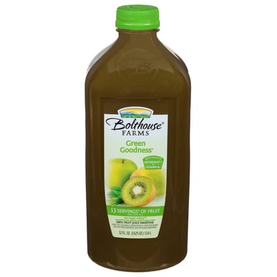 Bolthouse Farms, 100% Fruit Juice Smoothie, Green Goodness 52 oz