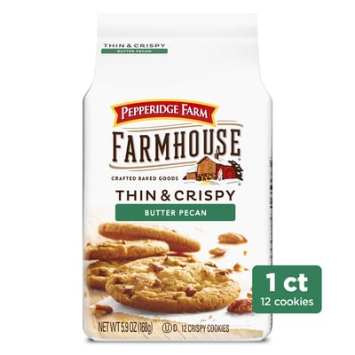 Pepperidge Farm®, Farmhouse - Thin & Crispy Butter Pecan Cookies 5.9 oz