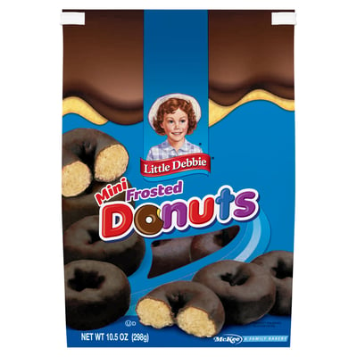 Little Debbie, Donuts, Frosted, Mini 10.5 oz