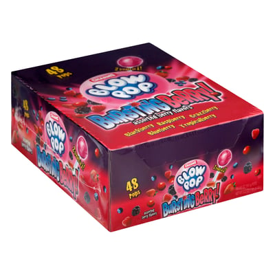 Charms, Pops, Assorted Berry Flavors 48 count