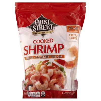 First Street Extra Large Cooked Shrimp 32 oz