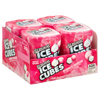 Ice Breakers, Ice Cubes - Gum, Sugar Free, Bubble Breeze 4 count
