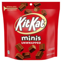 Kit Kat, Crisp Wafers in Milk Chocolate, Unwrapped, Minis 7.6 oz