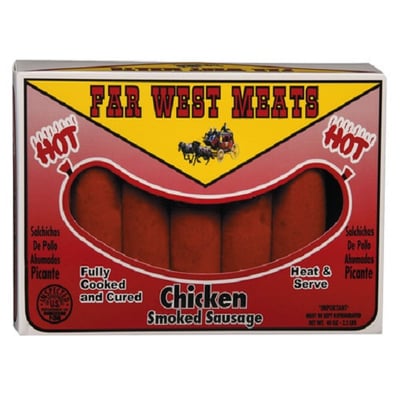 Far West Beef Hot Links (Hotdog) 2.25 lb 36 ounces