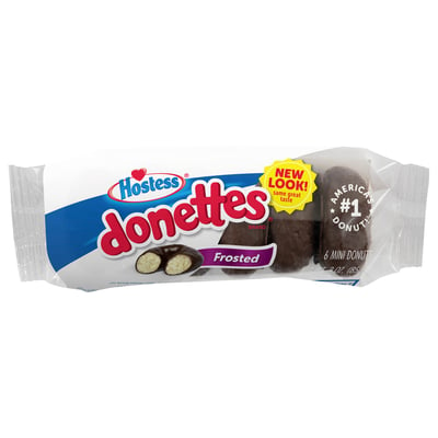 Hostess, Donettes - Donuts, Mini, Frosted 6 count
