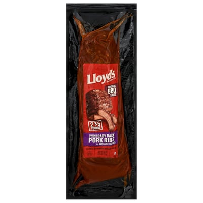 Lloyds Baby Back Pork Ribs in Original BBQ Sauce 40 oz