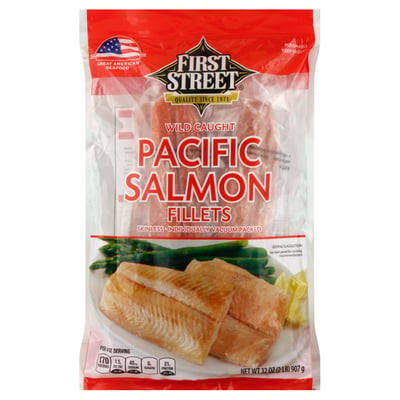 First Street, Salmon, Pacific, Fillets 32 oz