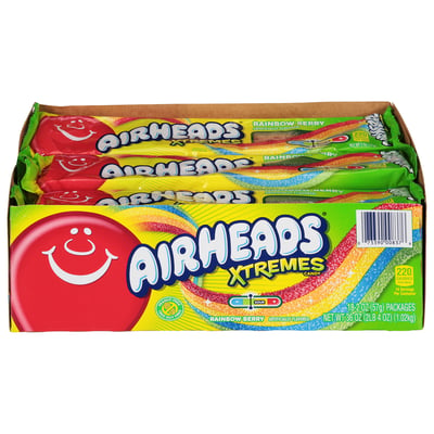 AirHeads, Xtremes - Candy, Rainbow Berry 18 count