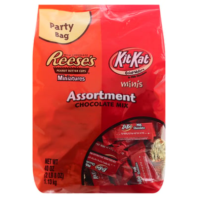 Hershey's, Chocolate Mix, Assortment, Bag 40 oz