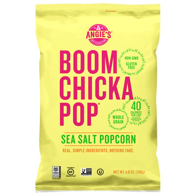 Angie's Boomchickapop, Popcorn, Sea Salt 4.8 oz
