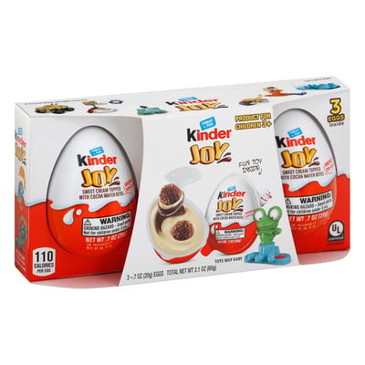 Kinder Joy Treat + Toy Candy 3 count
