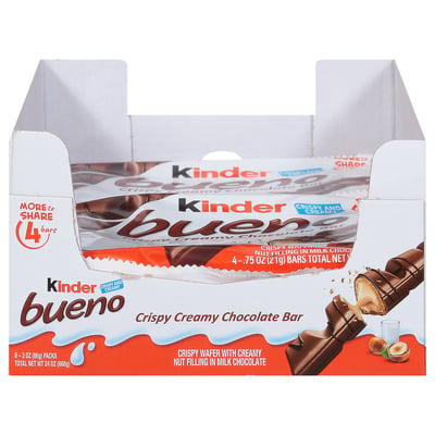 Kinder, Bueno - Chocolate Bar, Crispy Creamy 8 count