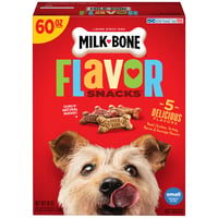 Milk-Bone, Flavor Snacks - Dog Treat, Sausage 60 oz