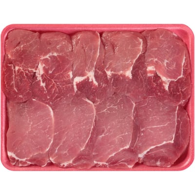 Pork Loin Rib End Chop Bone In 3.34 lbs avg. pack