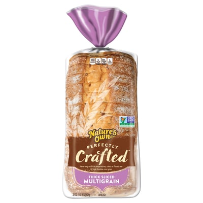 Nature's Own, Perfectly Crafted - Bread, Multigrain, Thick Sliced 22 oz