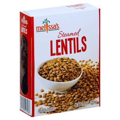 Melissas, Lentils, Steamed 9 oz