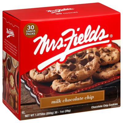 Mrs Fields, Cookies, Milk Chocolate Chip 30 count
