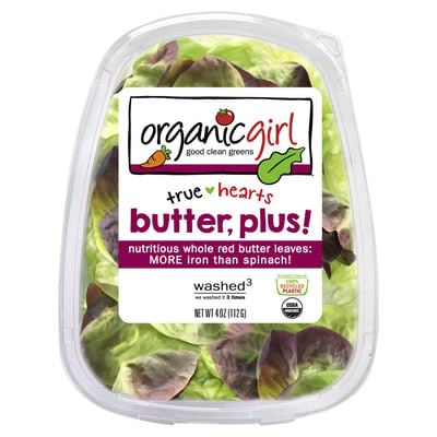 Organicgirl, Lettuce, Butter Plus!, True Hearts 4 oz