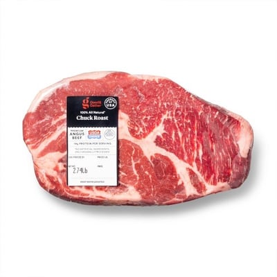 Boneless Beef Chuck Roast 2.78 lbs avg pack