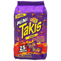 Takis, Tortilla Chips, Fuego, Extreme, Mini 25 count