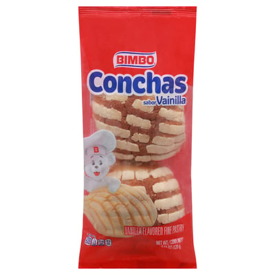 Bimbo, Conchas, Vanilla Flavored 4.23 oz