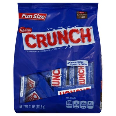 Crunch Milk Chocolate, Fun Size 11 oz