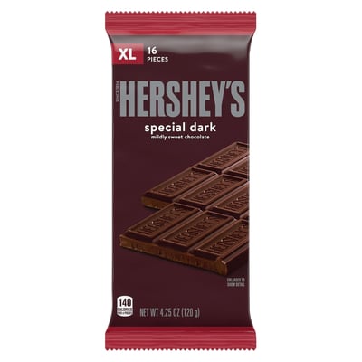Hershey's, Chocolate, Mildly Sweet, Special Dark, XL 4.25 oz