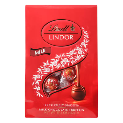 Lindt Lindor, Truffles, Milk Chocolate 15.2 oz