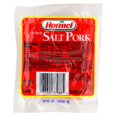 Hormel, Cured Salt Pork 12 oz