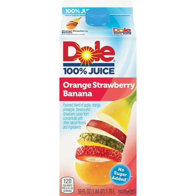 Dole Orange And Strawberry And Banana Juice Blend 59 oz 59 ounces