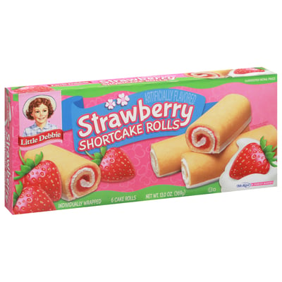 Little Debbie, Cake Rolls, Strawberry Shortcake 6 count