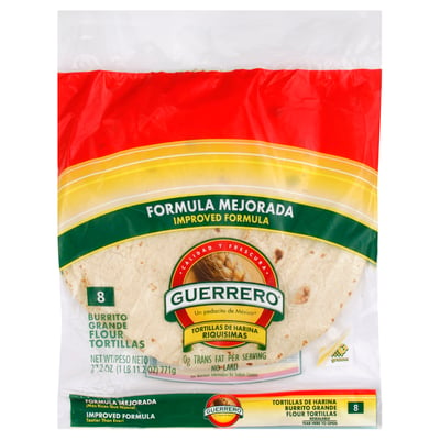 Guerrero Tortillas Burrito Grande 8 count