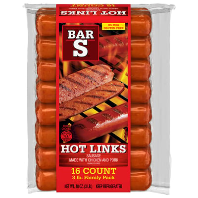Bar S, Hot Links 48 oz