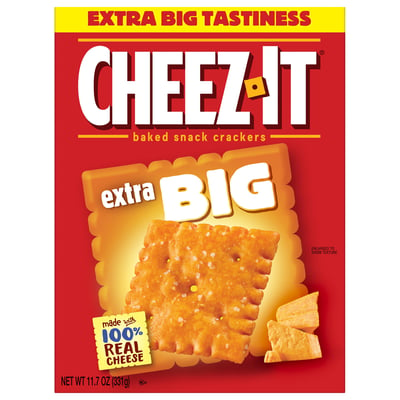 Cheez-It, Extra Big Cheese Crackers, Original 11.7 oz