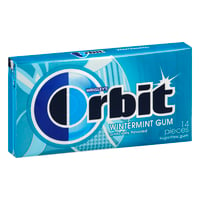 Orbit, Gum, Sugarfree, Wintermint 14 count