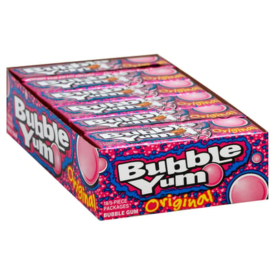 Bubble Yum, Bubble Gum, Original 18 count